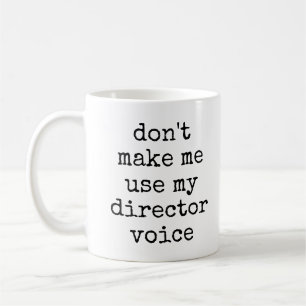 Grappige Theaterliefhebber Regisseur Humor Quote Koffiemok