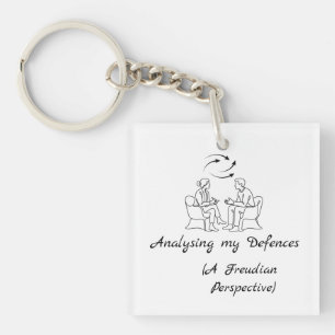 Grappige Therapie & Geestelijke Gezondheid Acryl Sleutelhanger