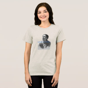 Grappige therapiequote - Mijn therapeut zegt dat i Tri-Blend Shirt