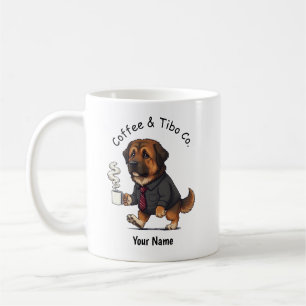 Grappige Tibetaanse Mastiff Hond Zakelijke Koffie Koffiemok