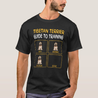 Grappige Tibetan Terrier Gids voor het Trainen van T-shirt