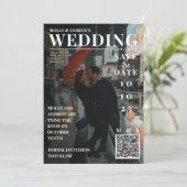 Grappige Tijdschriftcover Donkere Foto Huwelijk Da Kaart (Staand voorkant)
