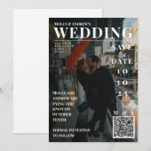 Grappige Tijdschriftcover Donkere Foto Huwelijk Da Kaart (Voorkant / Achterkant)