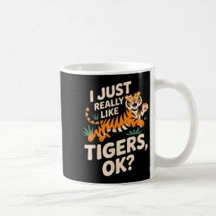 Grappige Tijger Kunst voor Mannen Vrouwen Jongens Koffiemok