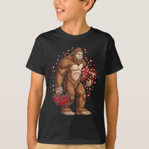 Grappige Tijger Valentijnsdag T-shirts Hart Dieren