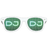 Grappige tinten voor djs Party Zonnebril (Voorkant)
