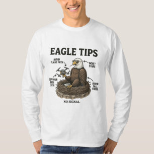 Grappige Tips van de Amerikaanse Zeearend Natuur O T-shirt