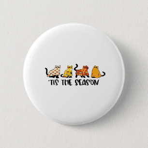 Grappige Tis Het Seizoen Spook Halloween Kostuum Ronde Button 5,7 Cm