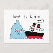 Grappige Titanic en IJsberg Love Is Blind