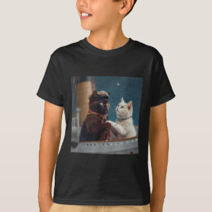 Grappige Titanic Film Kat Meme Rms Cruise Schip Ma T-shirt