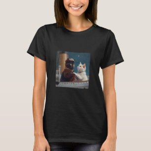 Grappige Titanic Film Kat Meme Rms Cruise Ship Man T-shirt