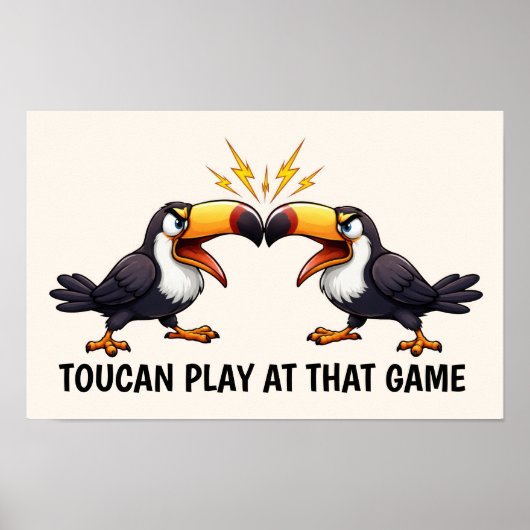 Grappige Toekan Poster (Voorkant)