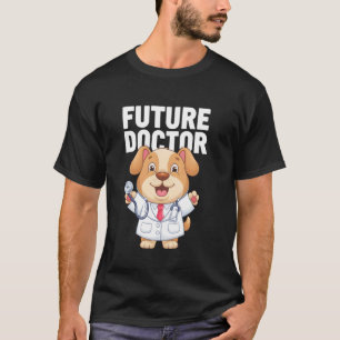 Grappige Toekomst Dokter Jongens Hond Medische Car T-shirt