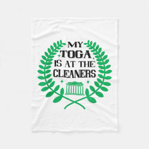 Grappige Toga Party Griekse Celebration College Fr Fleece Deken