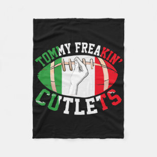 Grappige Tommy Freakin' Schnitzels New Jersey Ital Fleece Deken