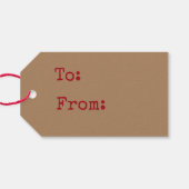 Grappige Top Secret Gift Labels Cadeaulabel (Achterkant Horizontaal)