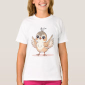 Grappige Tortelduifjes Bruine Liefde T-shirt (Voorkant)