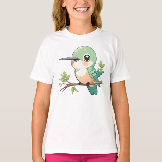 Grappige Tortelduifjes groen T-shirt (Voorkant)