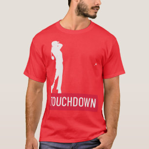 Grappige Touchdown Golf Golfer Golfing Graphic Nov T-shirt