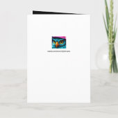 Grappige Tovenaar Uil Grants Magic Verjaardag Wens Kaart (Achterkant)