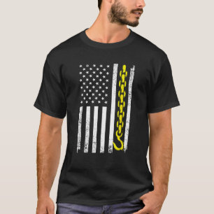 Grappige Tow Truck Gift Mannen Vrouwen Cool US Fla T-shirt
