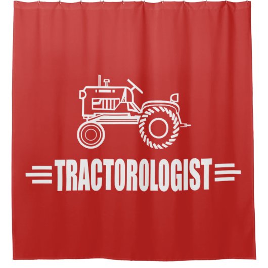 Grappige Tractor Douchegordijn (Voorkant)