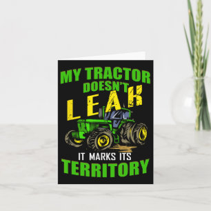 Grappige Tractor - Mijn Tractor Lekt Niet  Kaart