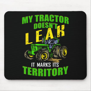 Grappige tractor - Mijn tractor lekt niet Muismat