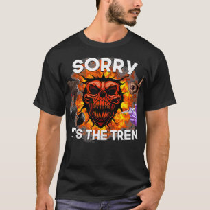 Grappige training Sorry het Tren Design Gym bodybu T-shirt