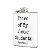 Grappige tranen van mijn muziekleraar heupfles (Links)