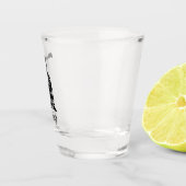 Grappige trein Chug Choo Choo Shot Glas (Rechts)