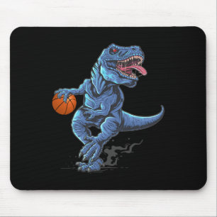 Grappige Trex Dinosaurus Spelende Skelet Speler Li Muismat