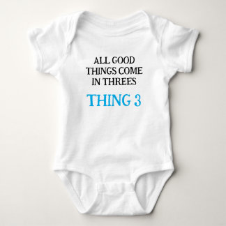 Grappige Triplet Baby's Gift Idee, Gepersonaliseer Romper