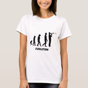 grappige trombone-speler t-shirt