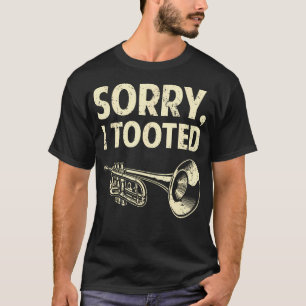 Grappige Trompettist Koperblaasorkest Trompetspele T-shirt
