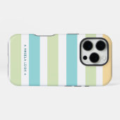 Grappige Tropics Cabana Stripes iPhone Hoesje (Achterkant horizontaal)