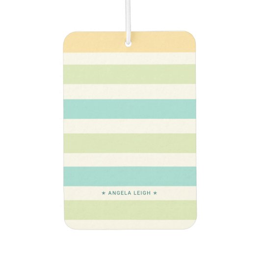 Grappige Tropics Cabana Stripes Luchtverfrisser (Voorkant)