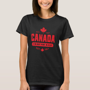 Grappige trotse Canadees Canada is niet te koop 18 T-shirt