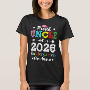 Grappige trotse oom van een kleuterklas eindexamen t-shirt