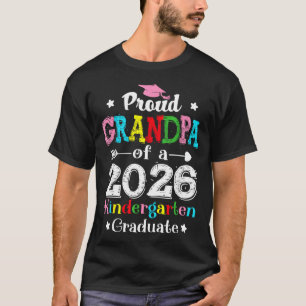 Grappige trotse opa van een kleuterklas van 2026 t-shirt