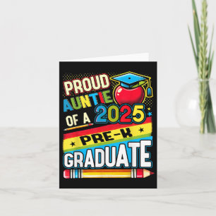 Grappige trotse tante van een CL van 2025 pre-k Af Kaart