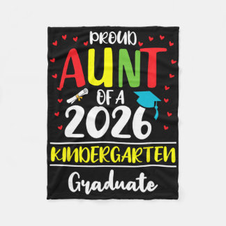 Grappige trotse tante van een Cl van 2026 kleuters Fleece Deken