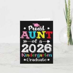 Grappige trotse tante van een kleuterklas van 2026 kaart