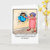 Grappige trouwdag wenskaart voor hen kaart (Gele Bloem)