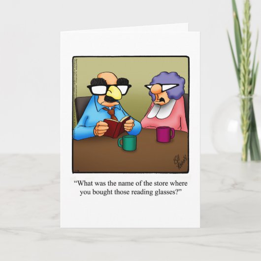 Grappige trouwdagkaart voor hen kaart (Voorkant)