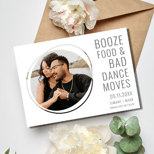 Grappige trouwfoto Save the Date