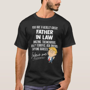 Grappige Trump 2020 echt grote vader in wet cadeau T-shirt