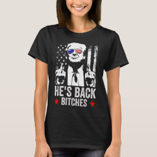 Grappige Trump 2024 Hij Is Terug Es Trump 2025  T-shirt