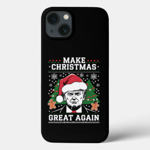 Grappige Trump 2024 Maak Kerstmis weer geweldig iPhone 13 Hoesje