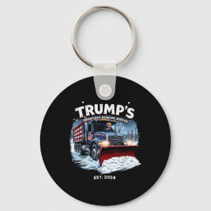 Grappige Trump 2024 Overwinning Sneeuwvlok Verwijd Sleutelhanger